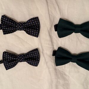 Zara little boys bow ties. Worn once by 3 and 5 year olds. Originally $15 each.